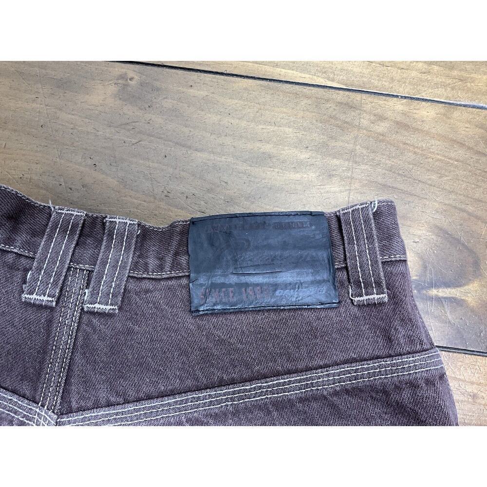 Vintage Davoucci Brown Hip Hop Jnco Style Men’s Jeans Size 34x32 - Picture 8 of 11